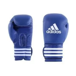 Gants Boxe Compétition Adidas Cuir Ultima - ADIBC02 Bleu 18 Oz